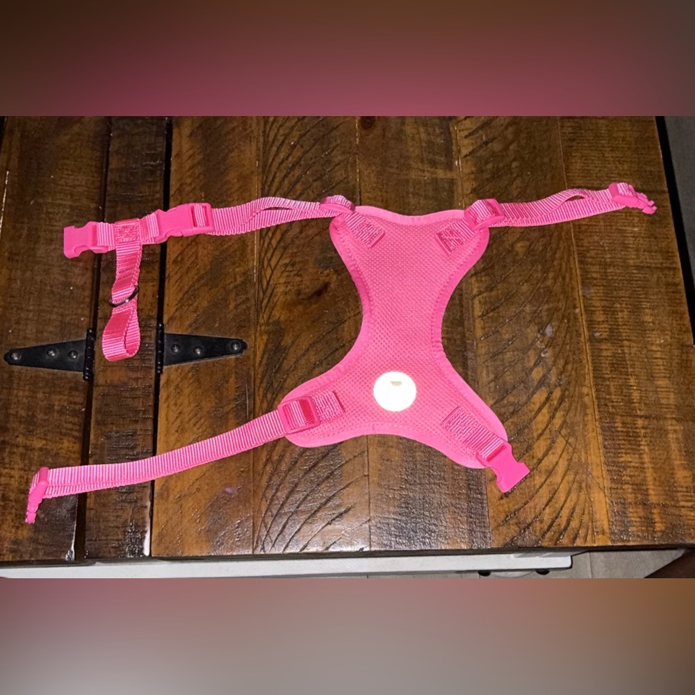 Dog Pink Harness Vest - Comfortable Adjustable Fit